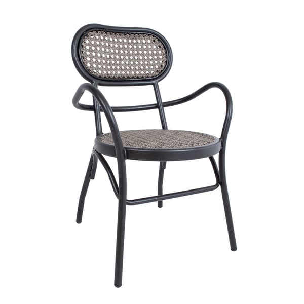 Stol BOLGHERI 56x62x83 cm sort