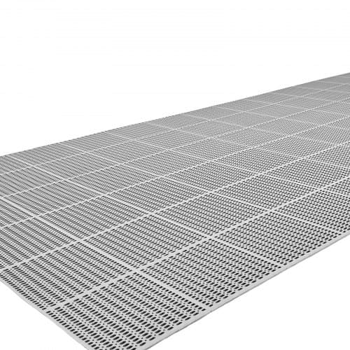 Drænmåtte 90x1500 cm grå PVC