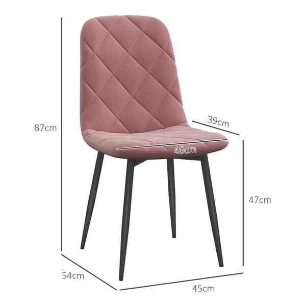 Matstol, 45x54x87 cm, Rosa