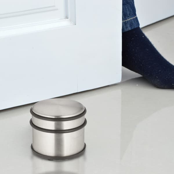 Dörrstopp-set, 7,5x9 cm, Silver, Rostfritt stål, Kodustaar