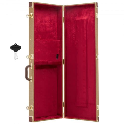 Elektrisk gitarr hårt fodral 105x35x12 cm gul