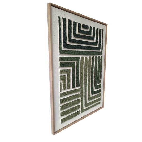 Väggkonst 60x80x2,9 cm Grön