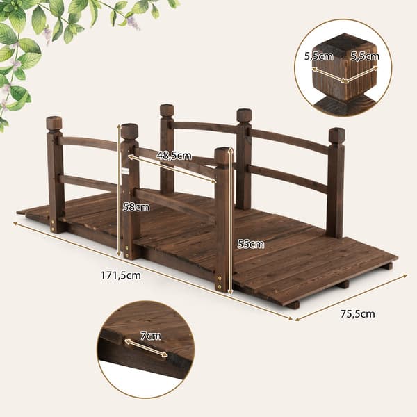 Havebro 171x76,5x58,5 cm brun