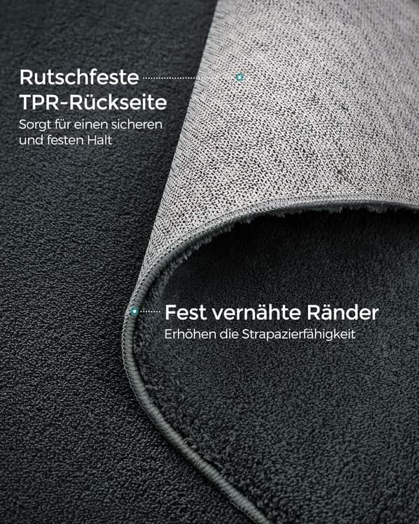 Teppe 120x170 cm Grå, polyester