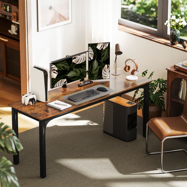Skrivebord, 180x60x75 cm, Brun
