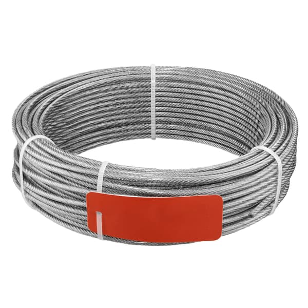 Wire Rope Kit, 30,5 m, 3,2 mm, Rustfrit Stål