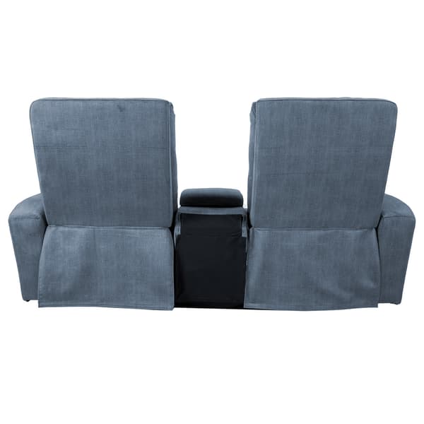 Fåtöljsoffa Gaston 182x85x104 cm Blå