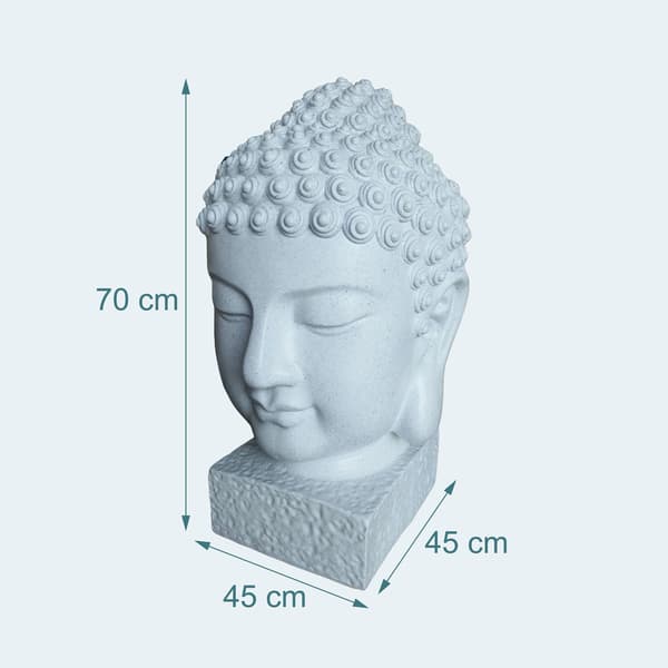 Buddha Hoved Statue 70 cm, Kodustaar