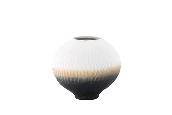 Vase 24x21 cm Beige Keramik