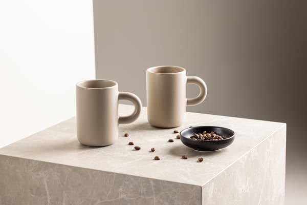 Kop, Active, 7x11 cm, Beige