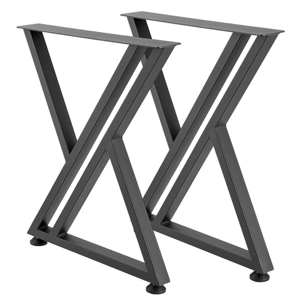 Bordben 74x61x60 cm Sort Stål
