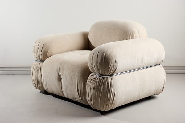 Nojatuoli Mika Beige Metalli