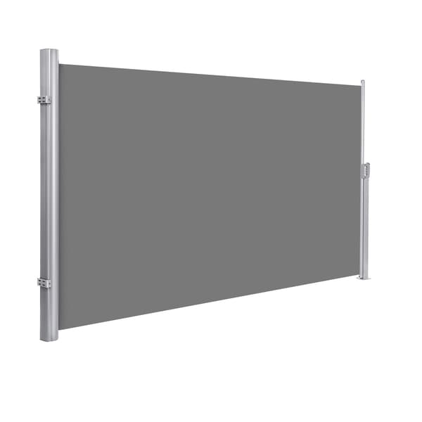 Sidemarkise 180x350 cm Grå, utendørs
