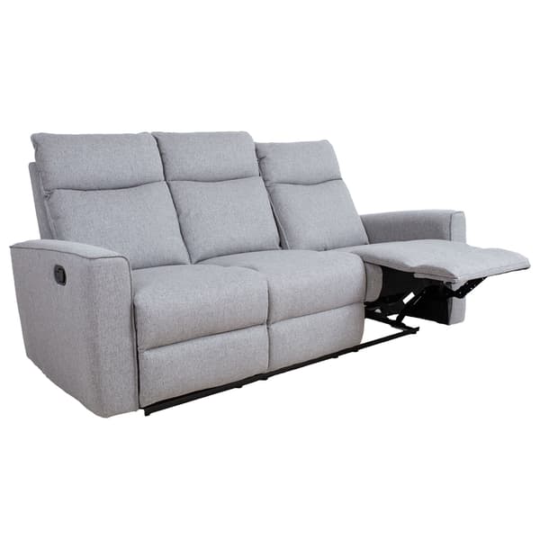Fåtöljsoffa MORA 204x93x102 cm Grå Tyg