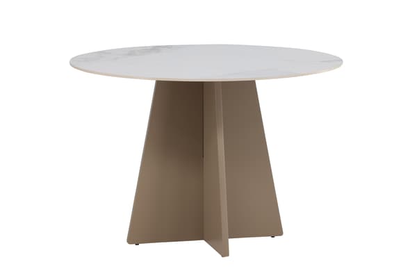 Spisebord Bootcut 110x75 cm Beige