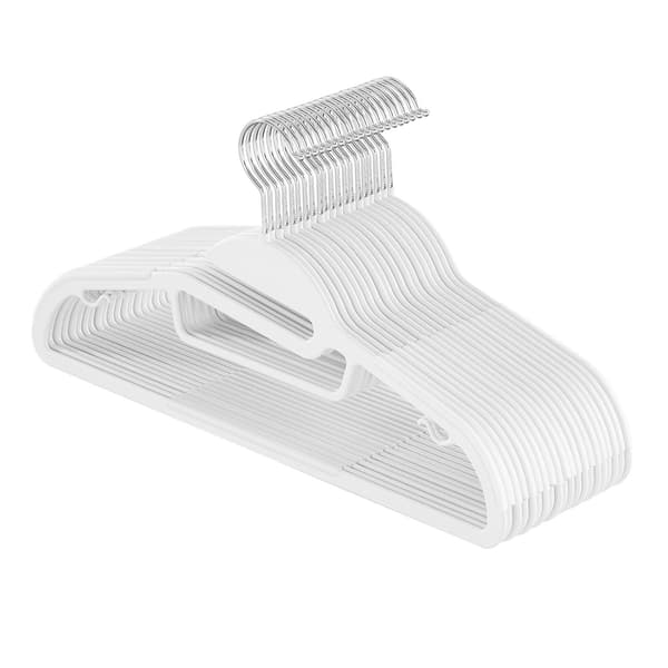Klädhängare 41,5x22,5 cm Vit Plast, förvaring
