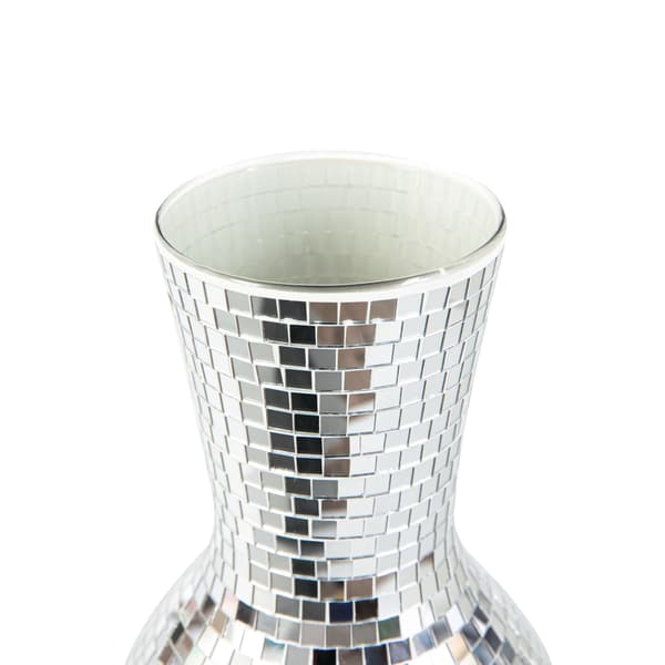 Vase, 28x14 cm, Sølv, Glas, Kodustaar