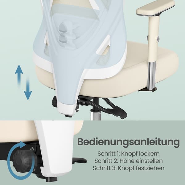 Kontorstol Ergonomisk 70x70x112 cm Brun