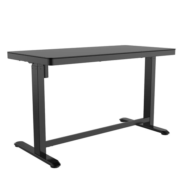 Skrivebord ERGO 120x60x72-121 cm sort højdejusterbart