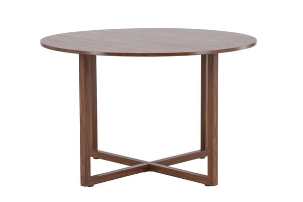 Spisebord Durango 120x75 cm Valnød Stål MDF