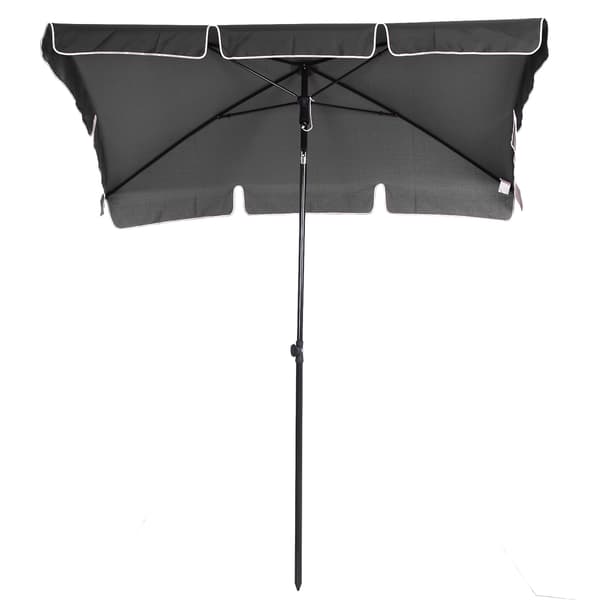 Parasol, 198x130x245 cm, Grå