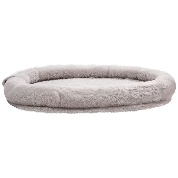 Hundsäng för människor, 176x122x24 cm, Grå, Memory Foam