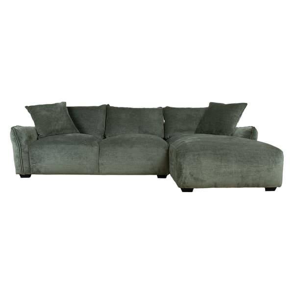 Hörnsoffa DIVI RC 284x162x83 cm Mintgrön