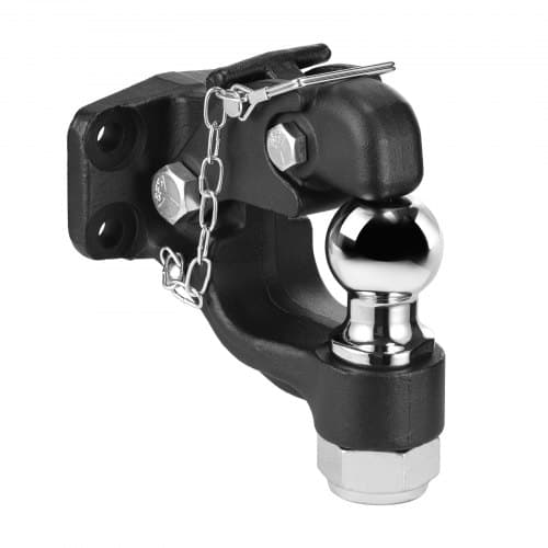 Pintle-krog, 165x115x185 mm, Sort, Stål