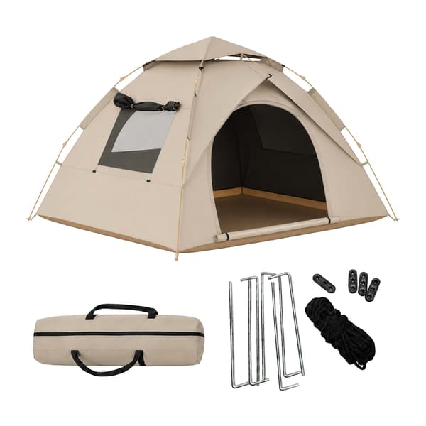 Campingtelt til 3–4 personer, pop-up, Kodustaar