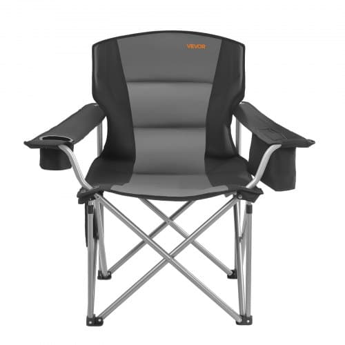 Campingstol, 98x63x99 cm, Sort, Sammenklappelig