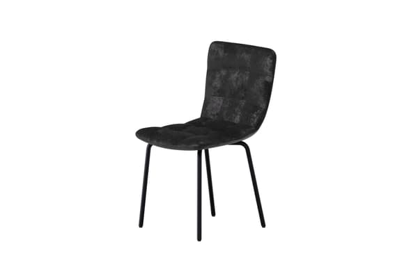 Spisestol Punsch 45x47 cm Sort Velour