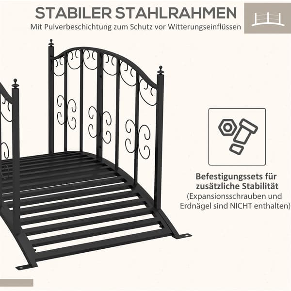 Havebro, 119x67x70 cm, Sort