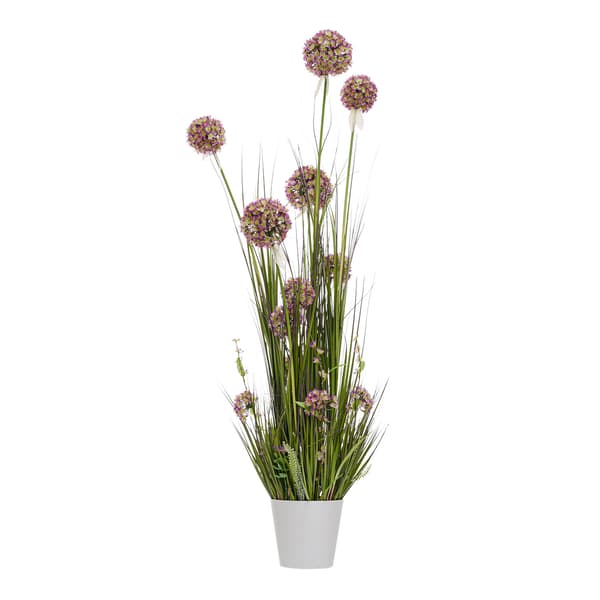 Kunstig blomst 120 cm lilla plastik