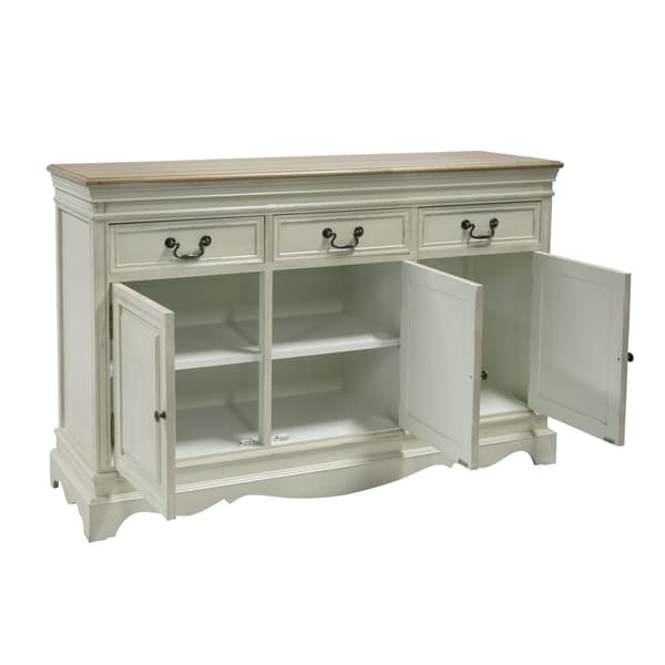 Sideboard SAMIRA 131,5x43x87 cm Vit