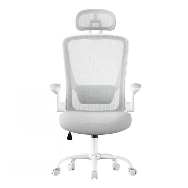 Kontorstol, 64x64x115 cm, Grå, ergonomisk