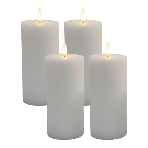 LED-kynttiläsarja, 18 cm, harmaa, Kodustaar
