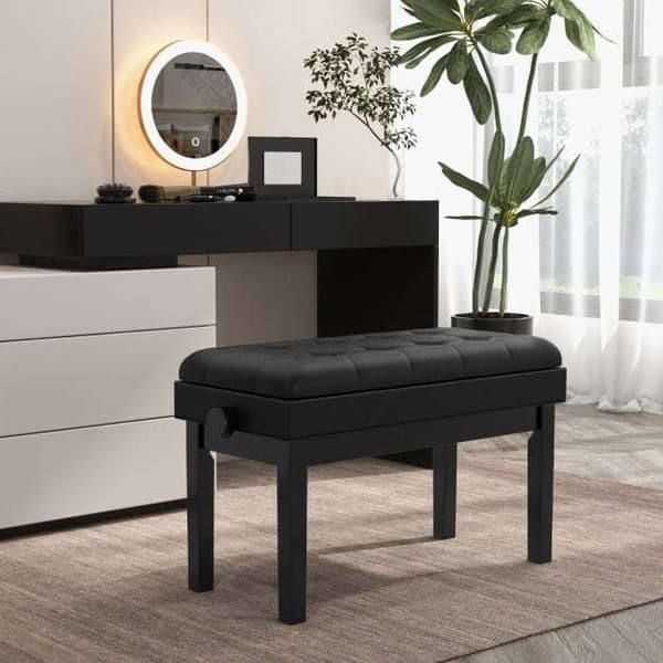 Pianopenkki, 76x36x48-58 cm, Musta , Star