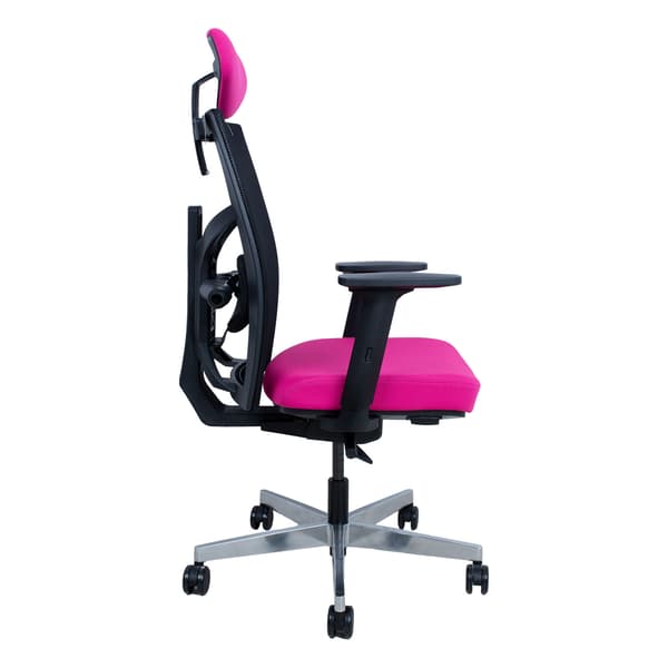 Kontorstol TUNE 49x44x50 cm Pink/Sort