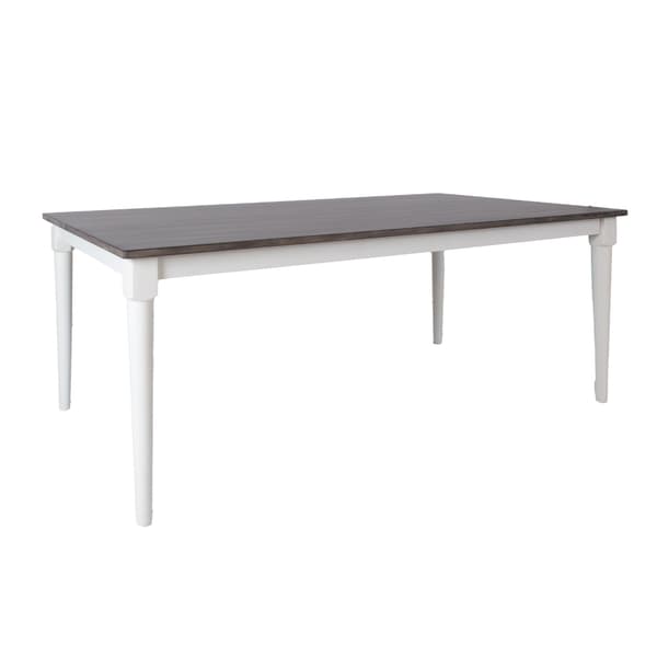Matbord JANELLE 183x91x75 cm Grå Vit