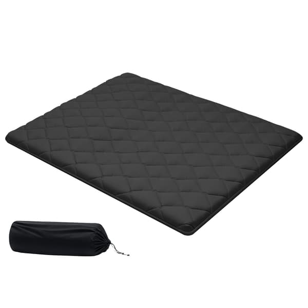 Tatami måtte, 203,2x152,4x8,9 cm, Sort, Sammenklappelig