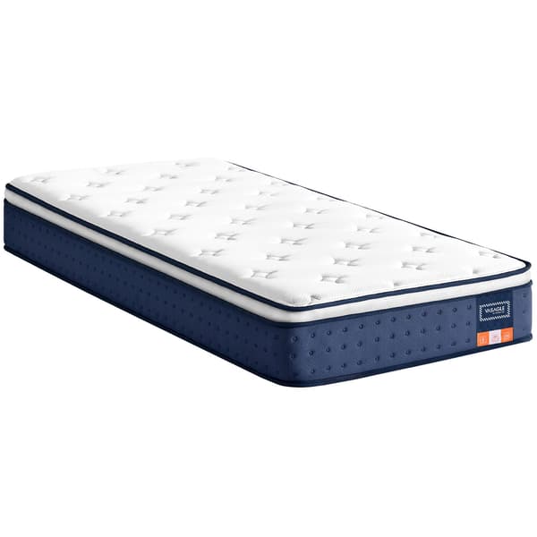 Madrass 90x200x25 cm Blå Gel Memory Foam