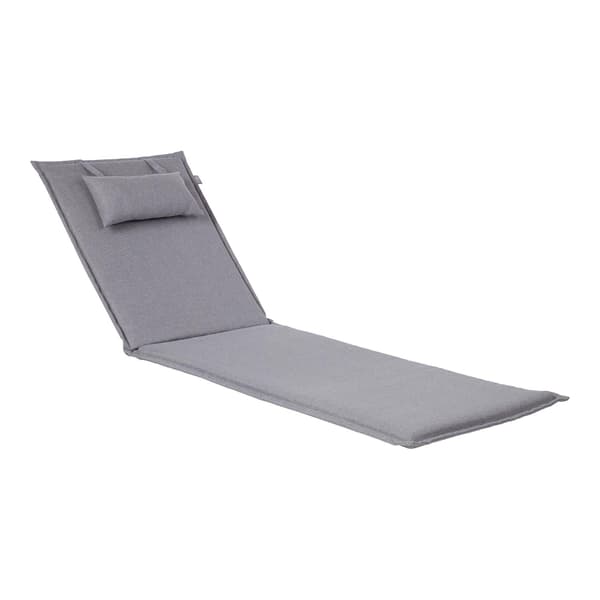Tuolityyny 55x195x3 cm Harmaa polyesteri