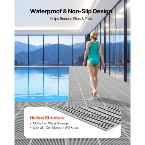 Valumatto 90x1500 cm harmaa PVC
