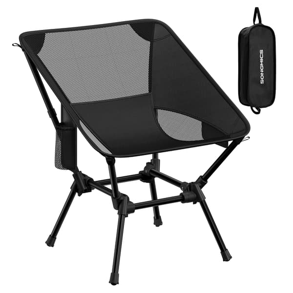 Campingstol 48x56x69 cm Sort Stål