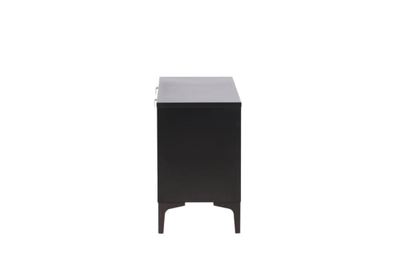 TV-bord PIRING, sort, stål