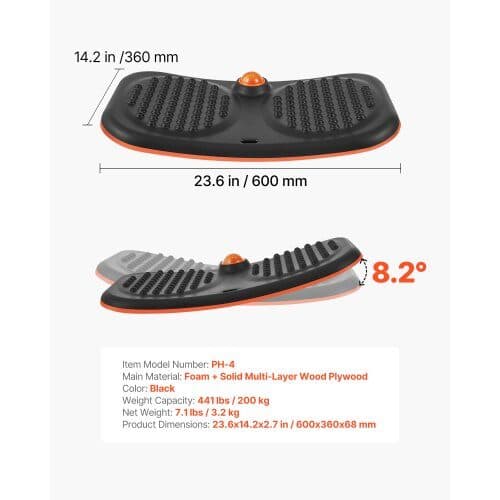Balance Board PH-4 60x36x6,8 cm sort