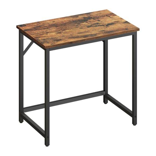 Skrivebord, 80x50x75 cm, Brun-Sort
