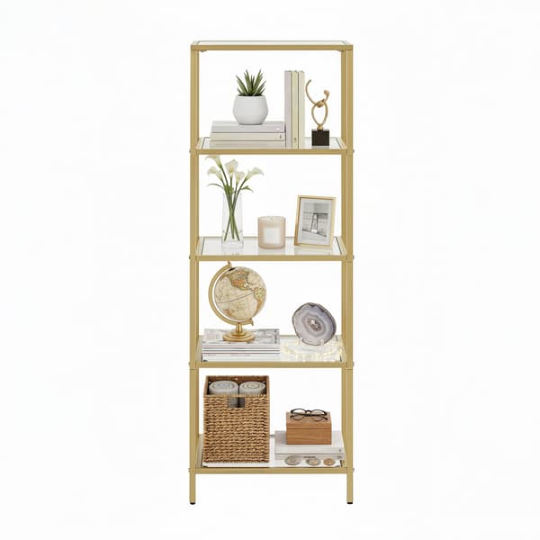 Hylde, 40x30x124,5 cm, Guld