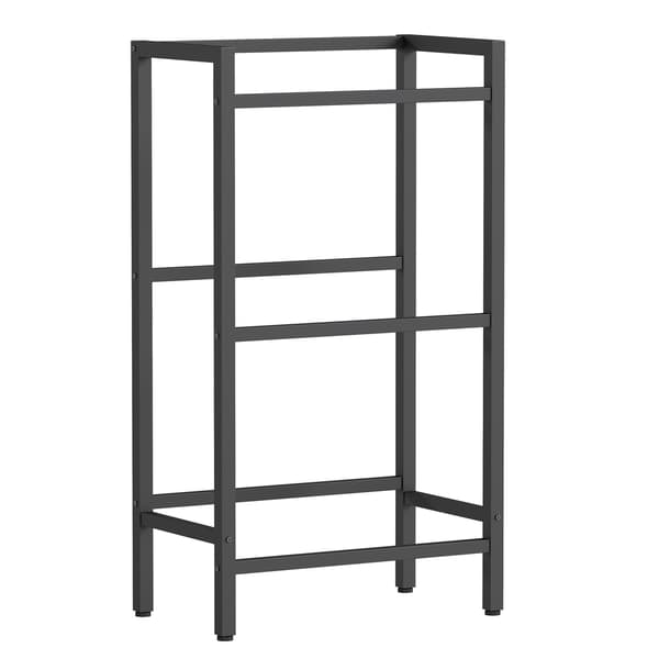 Crate Hylle 36x55x116,1 cm Svart Stål