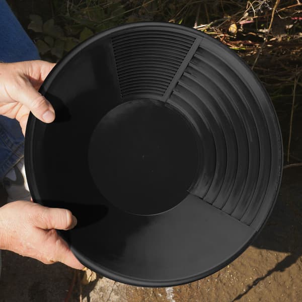Guldvaskningsfat set, 8x38 cm, Svart, Plast, Kodustaar